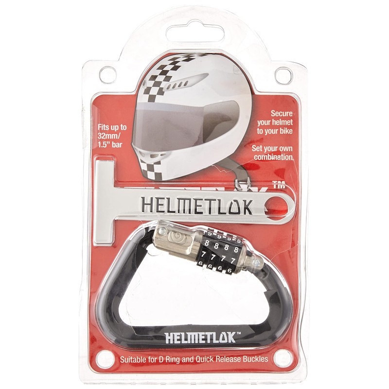 Helmetlok 4104 Carabiner Style Helmet Lock and Extension Black