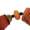 Wood Carved Amulet Pendant Peach Wood Detailed Carving Beautiful Safe