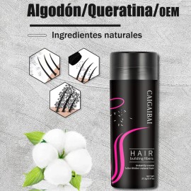 2polvo De Fibra Capilar Para Cubrir Zonas Calvas Y Aplicador