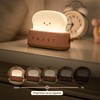 LED Bread Emotion Machine Night Light Eye Protection Portable Imitation