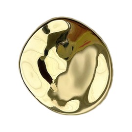 Geometric Brooch for Women Gold Silver Metal Brooch Pins Chunky Irregular Round Lapel Pin Coat Sweater Scarves Shawl Brooches Fashion Wedding Party Prom Jewelry (gold)