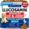Artullano Glucosamine for Dogs Hip Joint Supplement for Dogs with