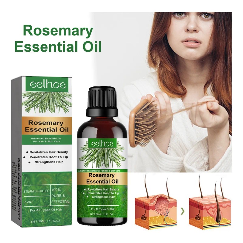 Aceite Esencial De Romero Para El Crecimiento Del Cabello