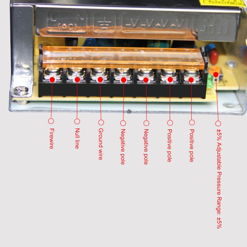 DC Regulated Switching Power Supply LED Security Monitoring 12V 150W