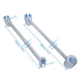 2 Sets Door Hinges Adjustable Toolhand Repair Bender Wrench Tool 14-19 mm and 23-25mm