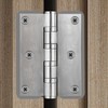 3.5 Inch Door Hinge Shims - Laser-Cut Stainless Steel Kit