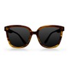 Carlheim Women's dark lens UV400 Mona sunglasses, polarised lenses, brown,