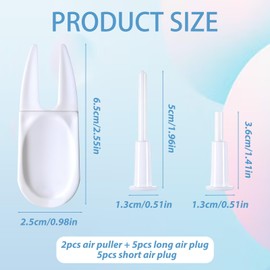 TIESOME 12 Pcs Exercise Ball Plug Replacement Kit Yoga Ball Fitness Exercise Ball Air Stopper Plug Pin Adapter Kit for Fitness Exercise Ball Inflatable Bed Pool