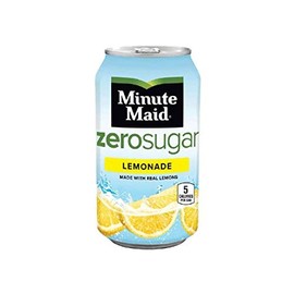 WESTERNMBY Minute Maid Zero Sugar Lemonade soda 12 fl oz, 15 pack, total 180 fl oz