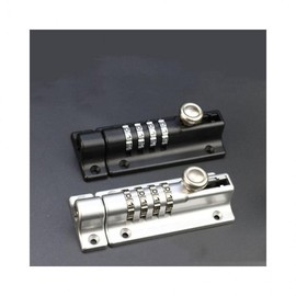 Lumina D Anti-Theft Password Bolt Latch for Swing Doors Option/Black