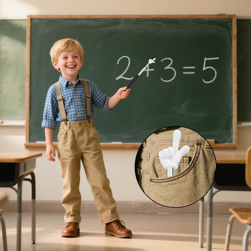 3Pcs Telescopic Teachers Pointer, Manual Teaching Stick, Conference Guide Stick