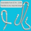Universal Drain Hose Extension Kit, Stretchable Replacement or Extension Waste