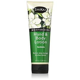 ShiKai Hand & Body Lotion (Gardenia, 8oz) | Daily Moisturizing Skincare for Dry and Cracked Hands | With Aloe Vera & Vitamin E