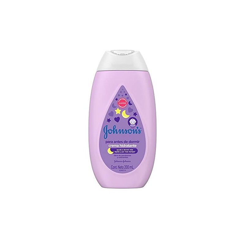 JOHNSONS Crema Corporal Para Beb Antes de Dormir 200 ml