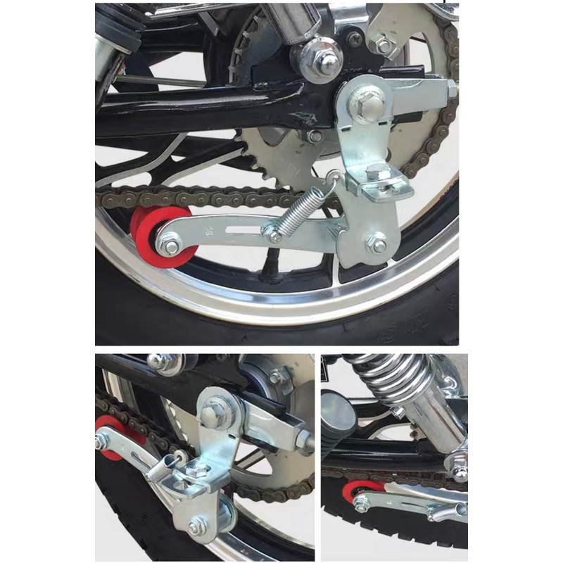 Motorcycle Chain Tensioner Roller, Universal Adjustable Dirt Bike Pit Bike