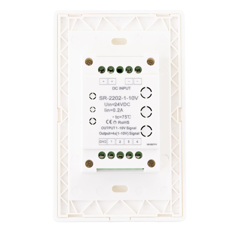 SIRS-E Single Color Wall Mount LED Rotary Dimmer Switch Controller