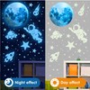 AZ-FRONT Glow in the Dark Stickers, Space Theme Set, Star,