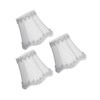 3Pcs Modern Lamp Shades E14 Candle Chandelier Lampshade Clip On