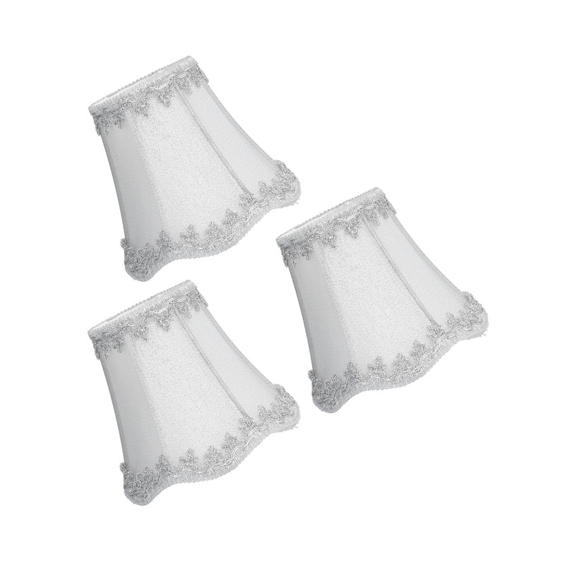 3Pcs Modern Lamp Shades E14 Candle Chandelier Lampshade Clip On
