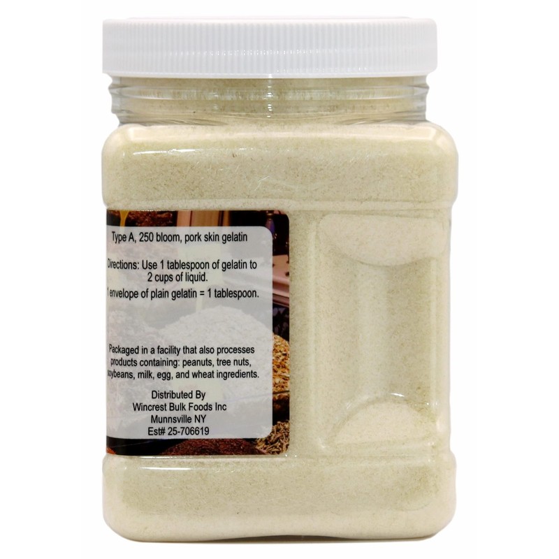 Unflavored Gelatin - 1.25 Lb (20 Oz) Tub