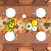 Maple Leaves Fall Table Runner,Autumn Thanksgiving Harvest Festival Farmhouse Decorations