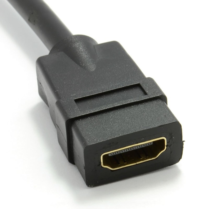 kenable Faceplate Module 3D HDMI Socket Panel Mount Stub 15cm