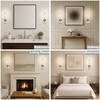 Brushed Nickel Bathroom Vanity Light, Wall Sconces Set of 2
