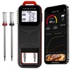Meat Thermometer Wireless, App Roasting Thermometer with Double Probe, Grill