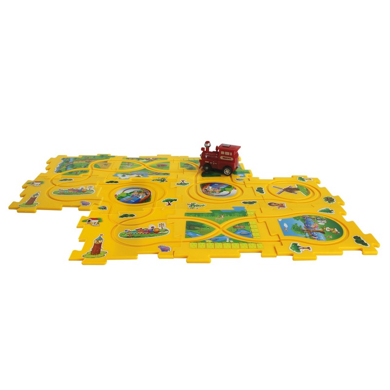 JAMARA 460303 - Puzzle Treno Dynamic Zoo