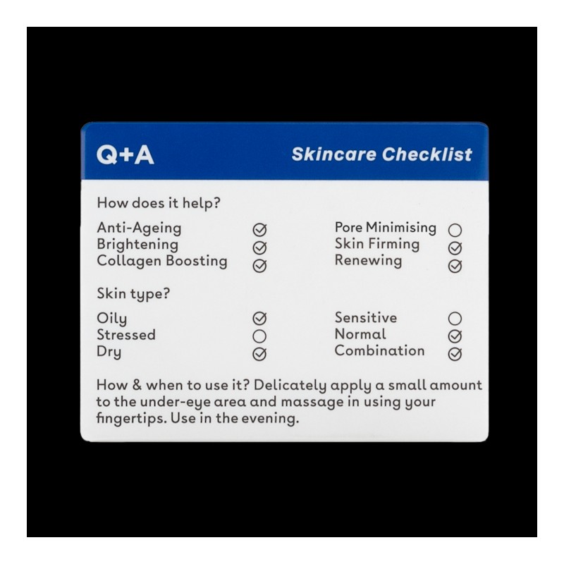 Q+A Retinol Eye Cream 15ml