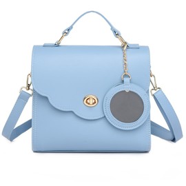 VIVEL Pain Bag, Shoulder Bag, Mini Shoulder Bag, Women's, Cross-body, Clear Bag, Active Bag, Transparent Pocket, Live, Cute, Stylish, Deco Bag, blue