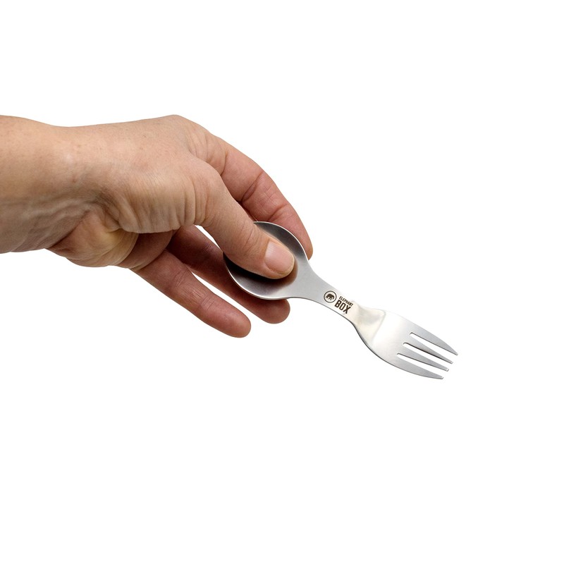 Elephant Box Stainless Steel Spork | Reusable Camping Cutlery |