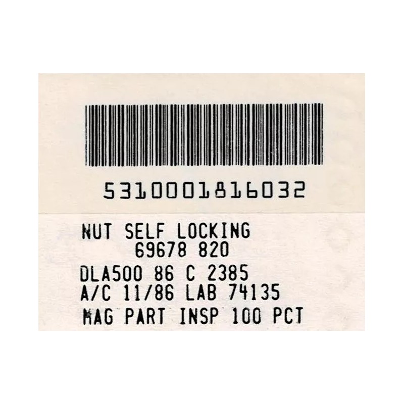 SPS Technologies 1/2-20 12 Point Jet Nuts Self Locking Extended
