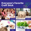 Artlicious 1000 Pcs Wood Craft Sticks, Popsicle Sticks for Crafts,