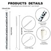 UWAYEXRA 40oz Replacement Straws 8 Pack | Tumbler Leopard Straws,