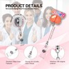 Neuro Brain Funny Nurse Badge Reel Retractable with Alligator Clip,