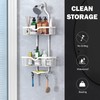 Kadolina Shower Caddy Hanging, Bathroom Shower Organizer, Shower Rack with
