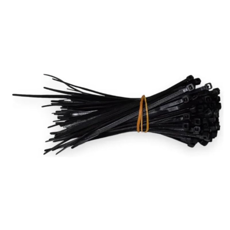 Cinchos Plásticos 4.6x450mm Negros 100 Piezas | Sujetacables Nylon Alta