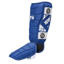 G-Form Elite Batter's Leg Guard - Baseball Leg Guard with Adjustable Straps - RH Hitter, Royal Blue, Adult