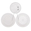 sourcing map Round Vent Cover, ABS Plastic Adjustable Air Vent