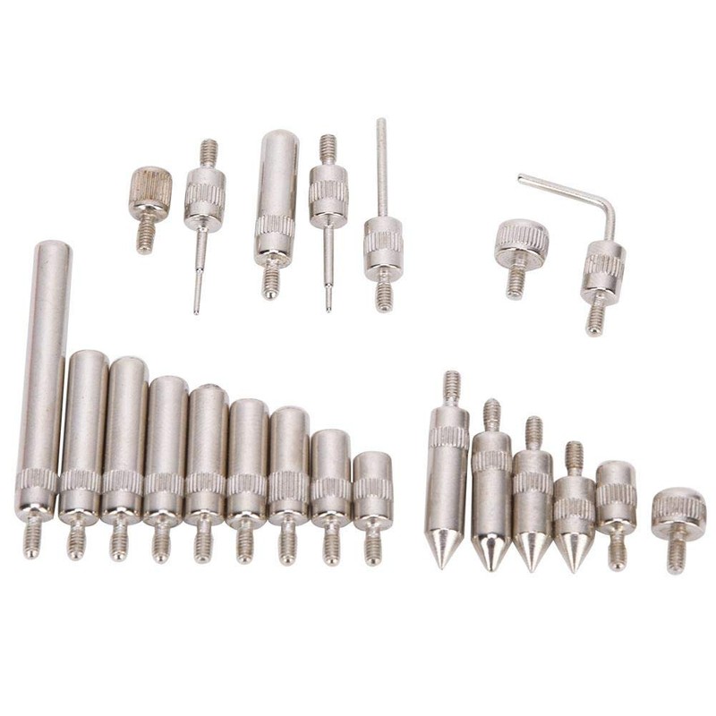 22-Piece Dial Gauge Measuring Tips Set, Dial Indicator Pointed Tip