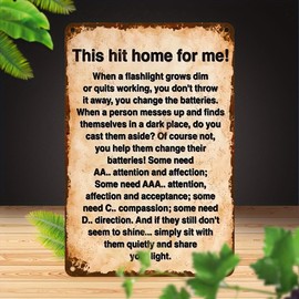 Funny Retro Tin Sign – “This Makes Sense to Me” – 8x12 Inch Vintage Style Metal Wall Decor for Bar, College, Cafe, Garage, Bathroom, Man Cave – Weatherproof Black Poster