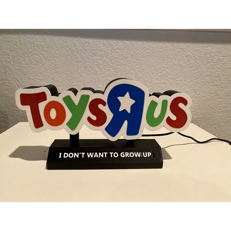 Light Up Toys R Us Decoration Sign Extra Large XXL