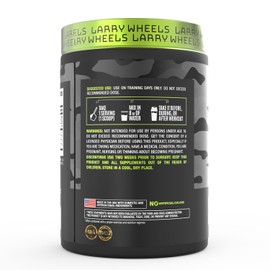 Personal Record Larry Wheels' PR BCAA | Aminoácidos de Cadena Ramificada | 7g DE BCAA | Citrulina | Sabor Té de Melocotón | 337g | 25 Servings