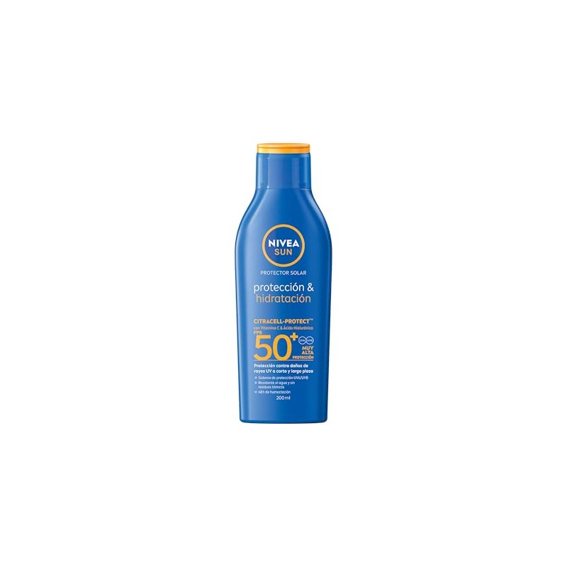 Protector Solar Corporal Nivea Sun Protección Hidratación Fps50 200ml Vitamina