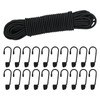 20M Elastic Cord, 1/4" Thick Shock Cord Heavy Duty 65Ft