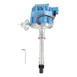HEI Ignition Distributor with Blue Cap for Chevy GM Small Blocks 283 305 307 327 350 400 Small/big Block 396 427 454 65K Coil 7500 RPM