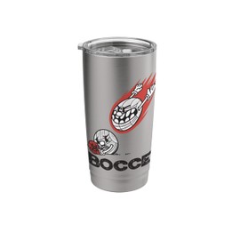 Bocce Slogan Bocci Game Bocce Ball with Jack Bocce Stainless Steel Insulated Tumbler