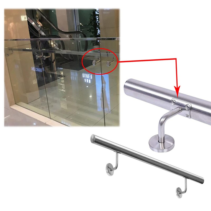 Set of 4 Handrail Brackets Stainless Steel Handrail Brackets Handrail