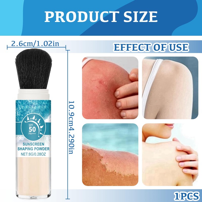 Benaewa Powder Sunscreen, SPF 50 Hawaiian Tropic Powder for Scalp,